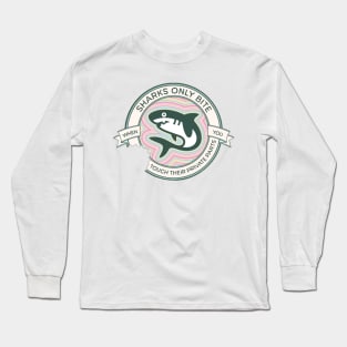 Sharks Only Bite Long Sleeve T-Shirt